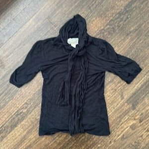 Deletta - shirt with tie neck